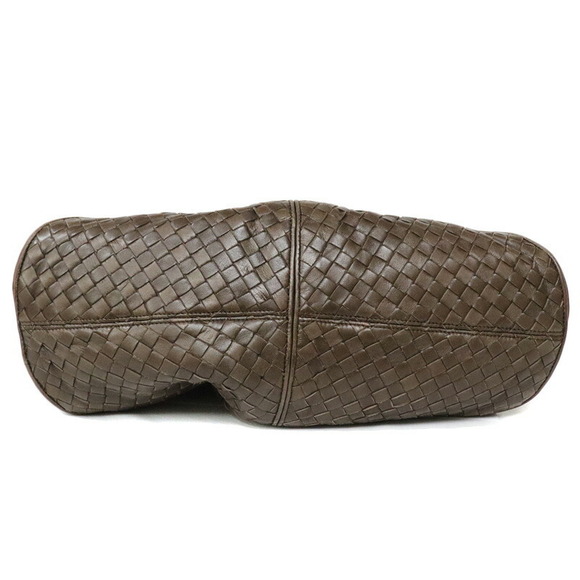 Bottega Veneta One Shoulder Bag Brown Leather Intrecciato - Picture 5 of 9